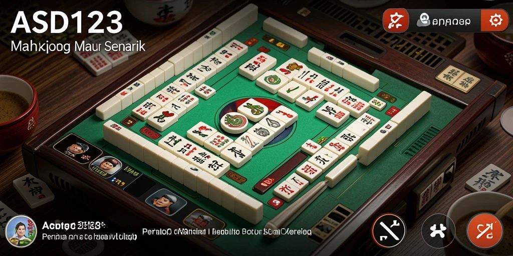 Screenshot utama menunjukkan gameplay Mahjong yang seru dan menarik.