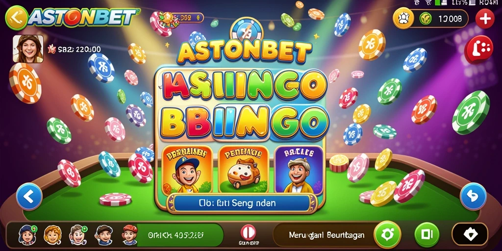 Tampilan gameplay seru di ASTONBET dengan teman-teman.