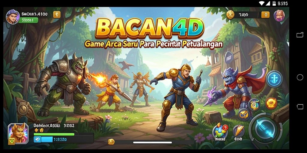 Tampilan menarik dari gameplay seru BACAN4D yang penuh tantangan.