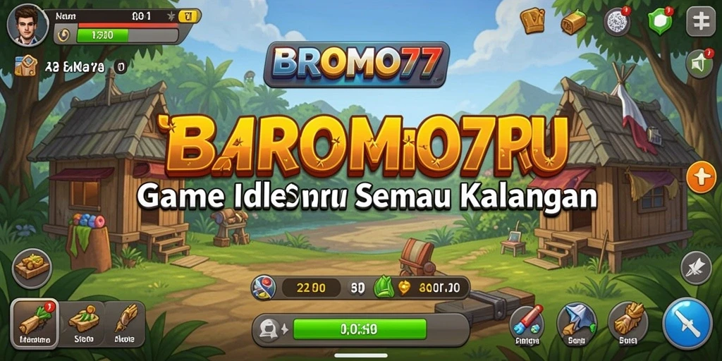 Tampilan gameplay BROMO77 yang seru dan santai.