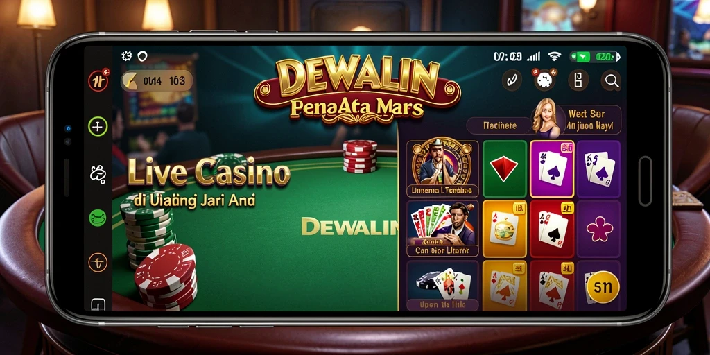 Tampilan gameplay DEWALIN yang mendebarkan di Live Casino.