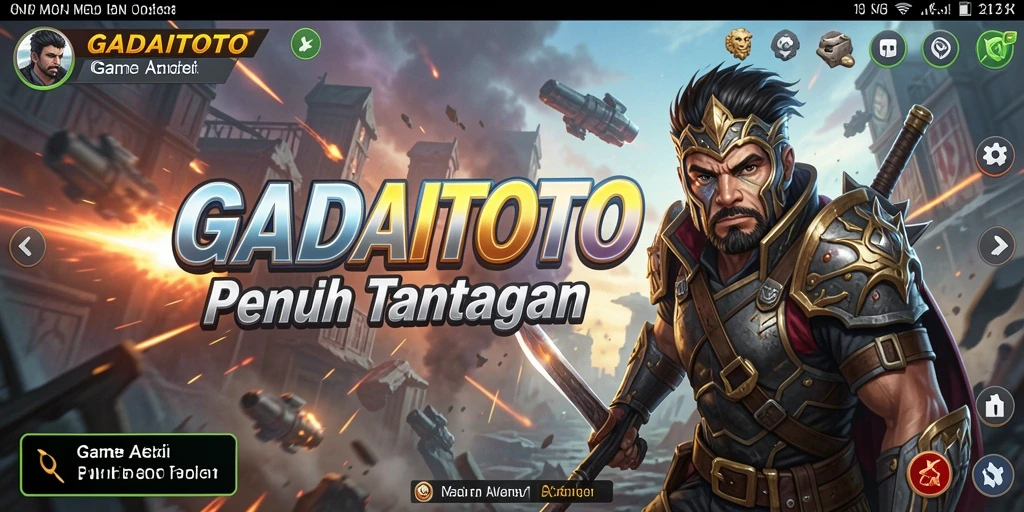 Screenshot gameplay GADAITOTO dengan aksi mendebarkan.
