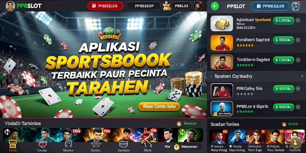 Tampilan gameplay seru pada aplikasi Sportsbook PP8SLOT.