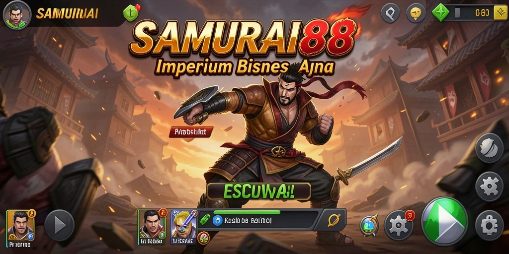 Tampilan menarik dari gameplay <strong>SAMURAI88</strong> yang menunjukkan manajemen bisnis Tycoon.