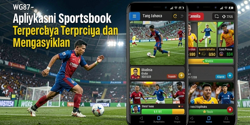 Screenshot gameplay WG87 yang menunjukkan pengalaman taruhan Sportsbook.