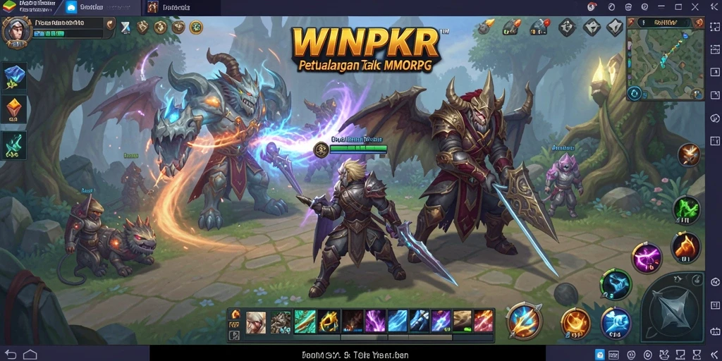 Tampak menarik dari gameplay petualangan di WINPKR.