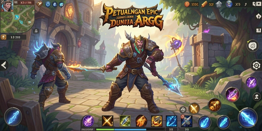 Tangkapan layar dari gameplay mendebarkan X78 di dunia ARPG.