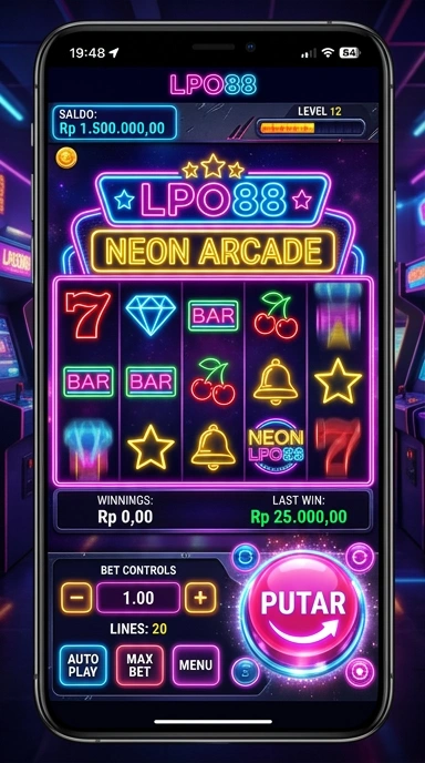 Screenshot antarmuka pengguna lpo88 yang mudah dinavigasi.
